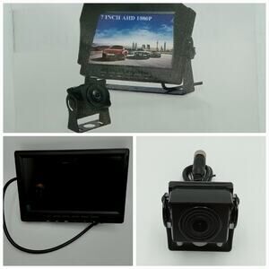7" Backup Camera Plug & Play Wired LCD Color Monitor w/Remote